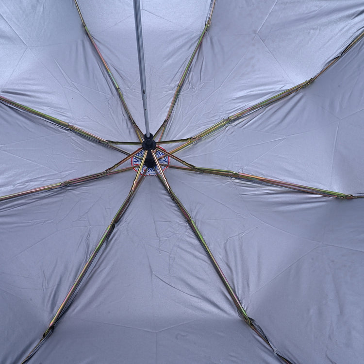 MENS 2 FOLD AUTO UMBRELLA - 25x8 - BLACK