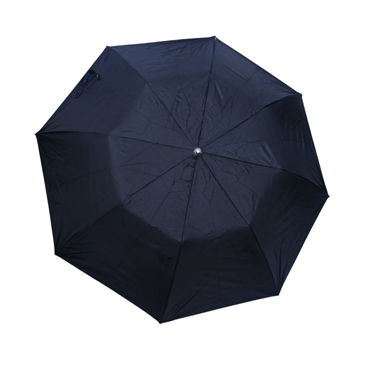 MENS 2 FOLD AUTO UMBRELLA - 25x8 - BLACK