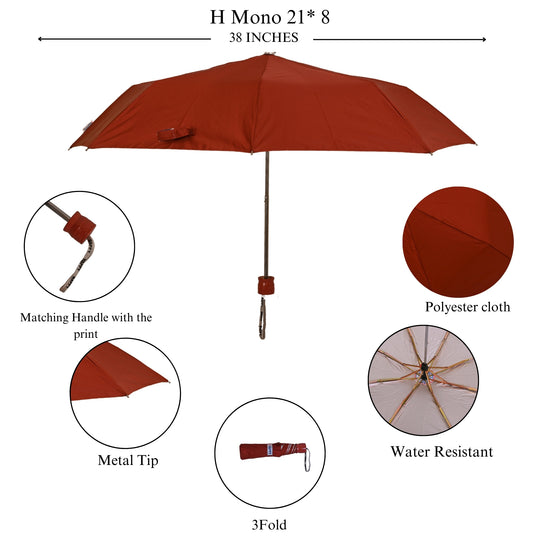 21.5x8 3-Fold Happy Mono Silver